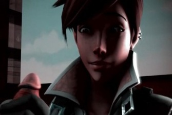 Tracer Handjob Blowjob by Dirempo rule34 Overwatch nsfw 3D porn from game HD
