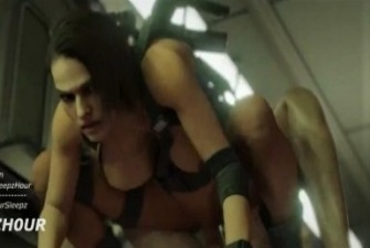 Jill Valentine riding On train fuck by sleepzhour rule34 resident evil porn 3D 2021