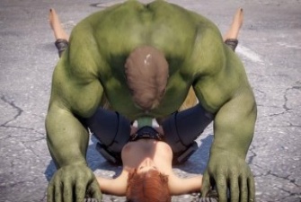 Black Widow x Hulk by LeGuymelef rule34 Marvel porn 2021