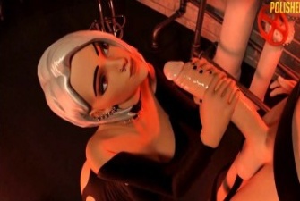Ashe Hot blowjob and sex by polished jade bell rule34 overwatch porn
