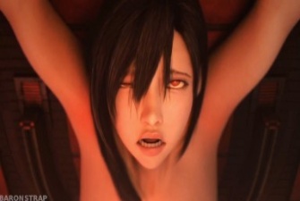 Tifa forced orgasme by Baronstrap rule34 Final Fantasy Bondage reupload